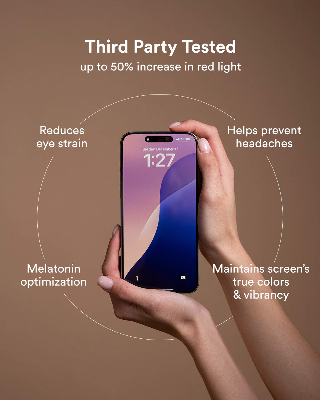 Red Light Converter + Privacy for iPhone 16 Pro